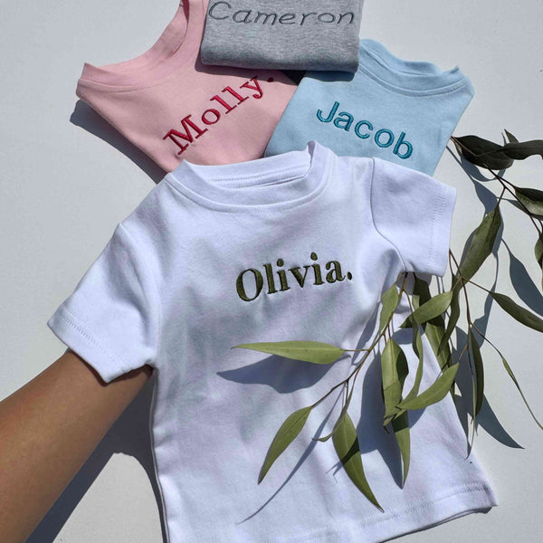 White Premium Crewneck Personalised T-shirt DreamBuy