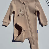 Bunny Theme Personalised Zip Romper DreamBuy