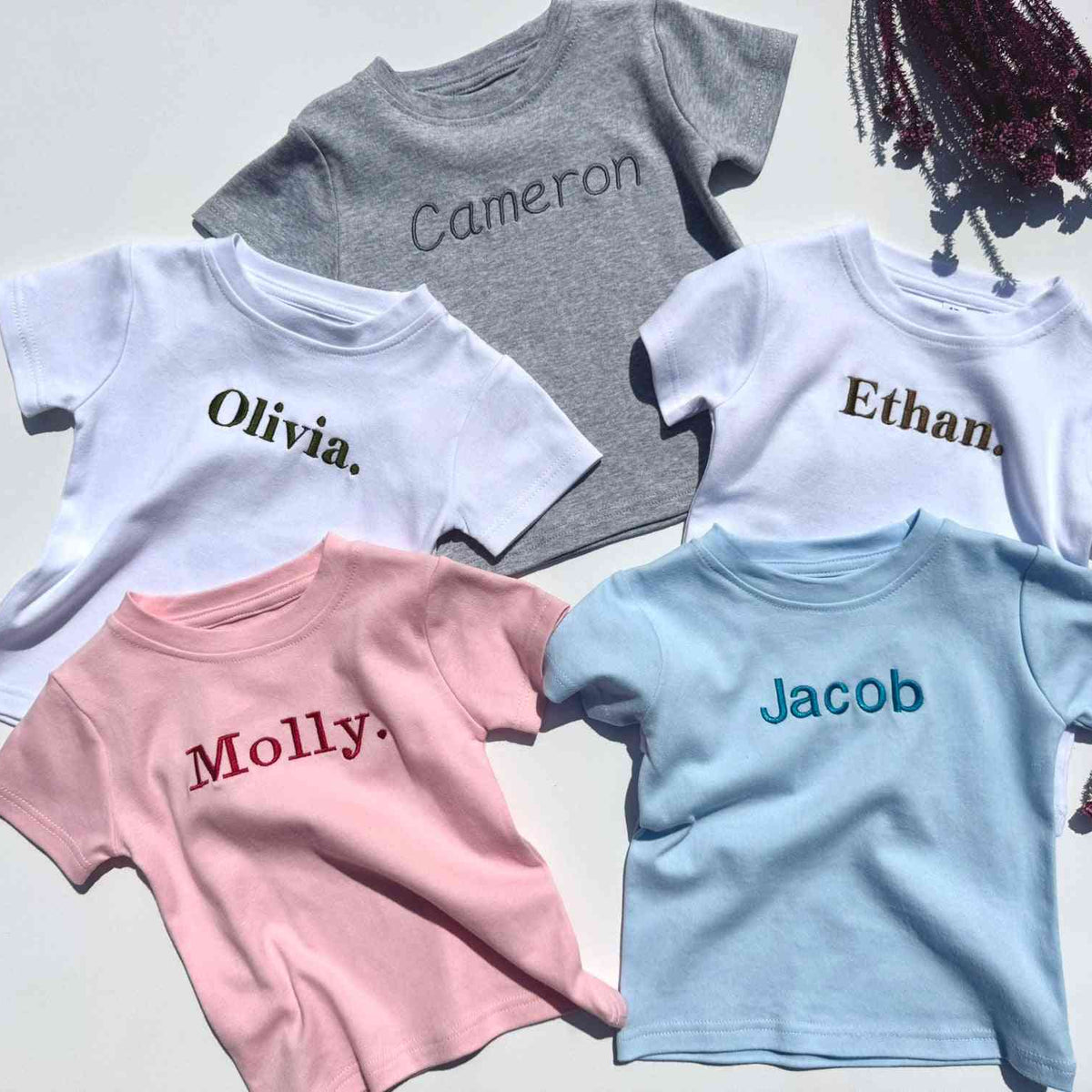 Baby Blue Premium Crewneck Personalised T-shirt DreamBuy