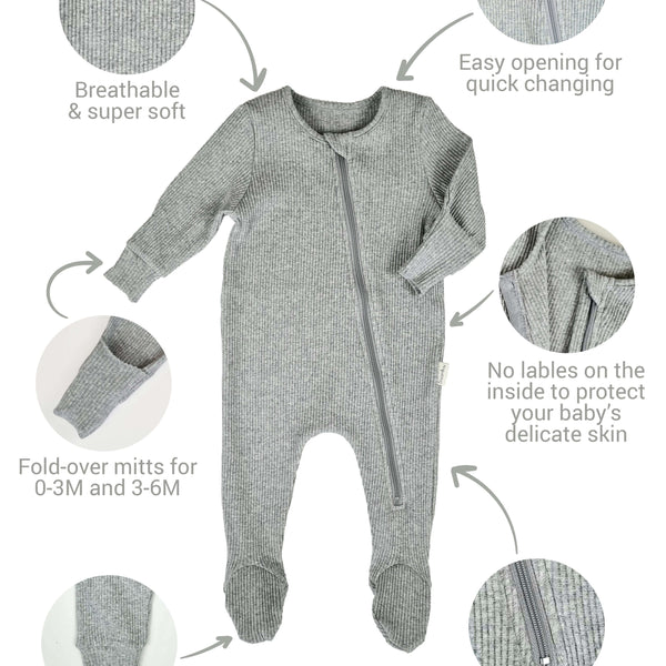 White Zip Sleepsuit DreamBuy