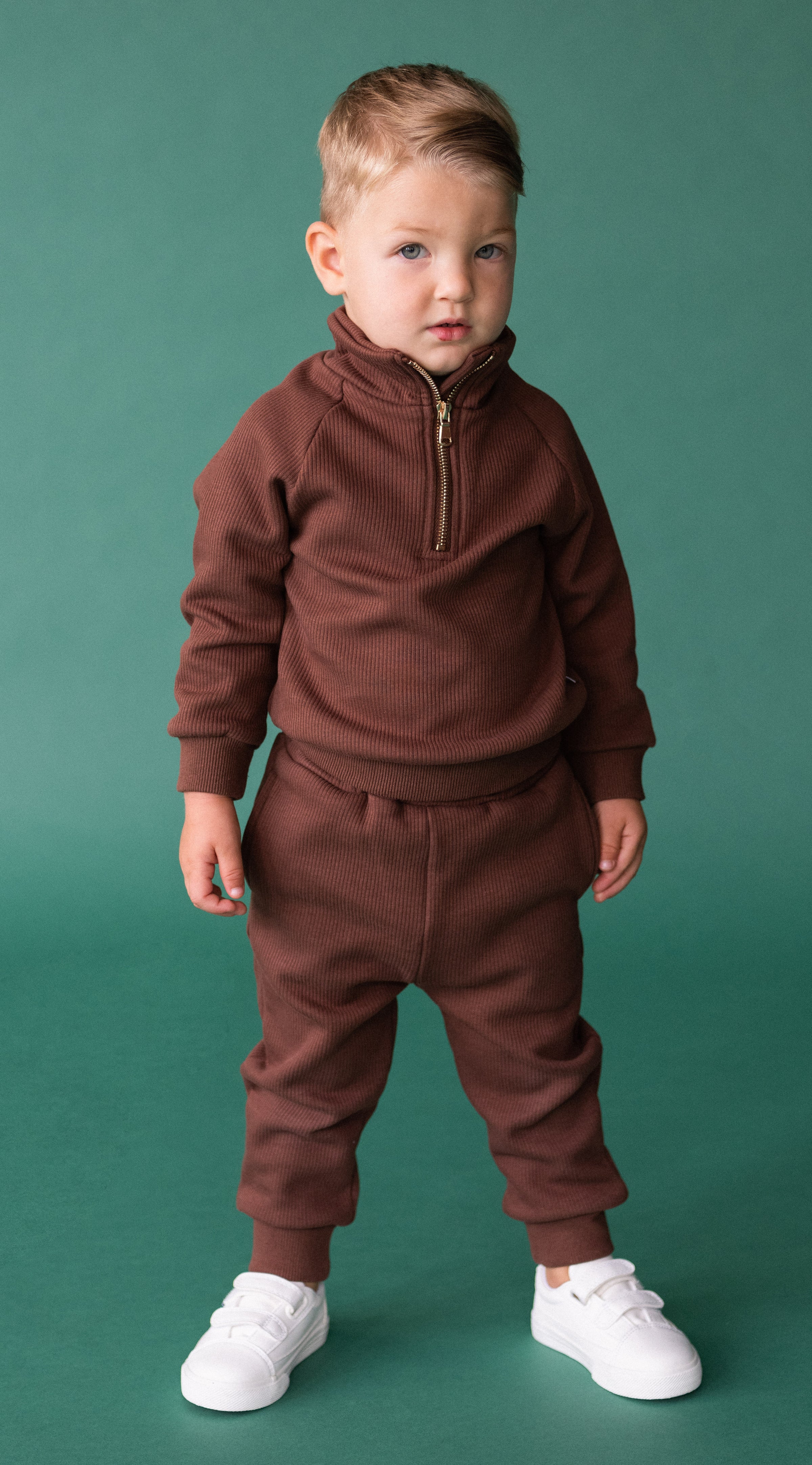 Fleeced Ribbed Tracksuits