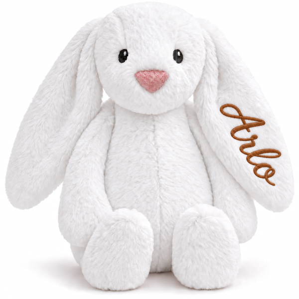 Personalised Grey Bunny Toy