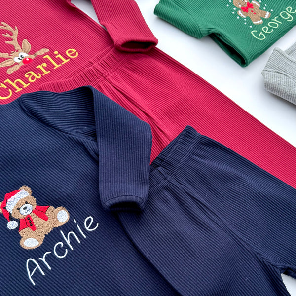 Christmas Festive Bear Lounge Set