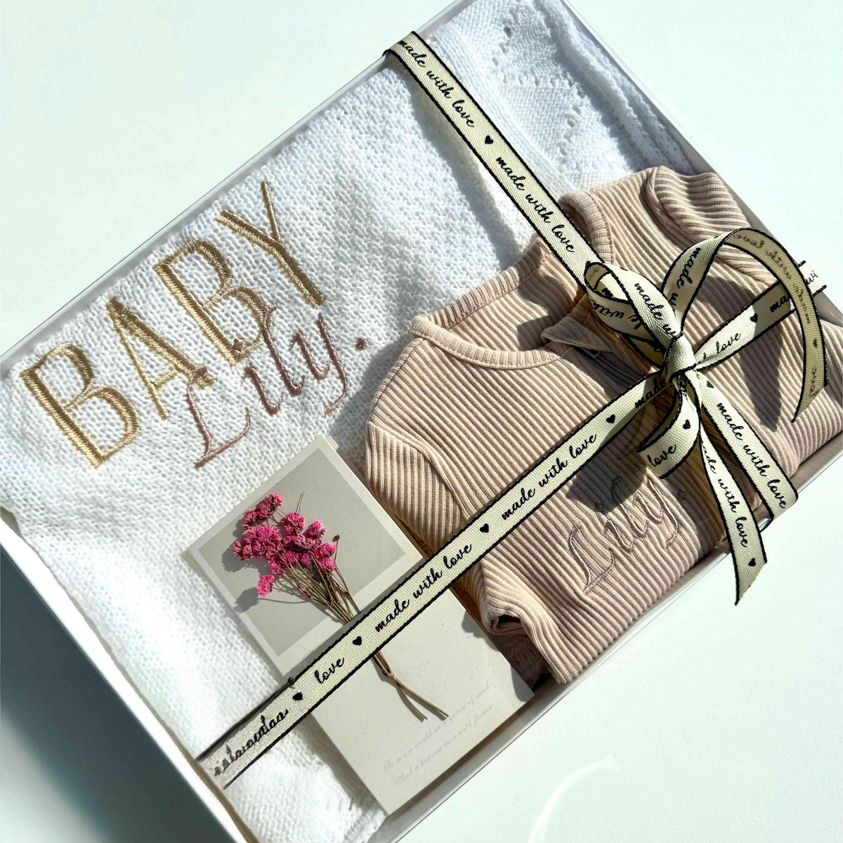 Personalized Blanket + Zip Baby Gift Set DreamBuy