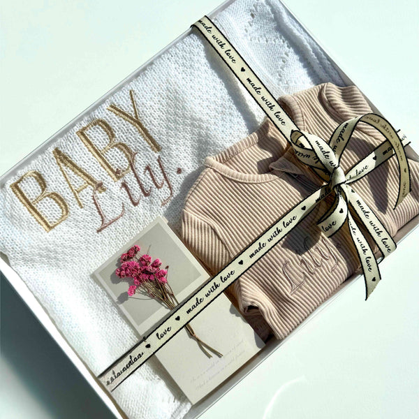 Personalized Blanket + Zip Baby Gift Set DreamBuy