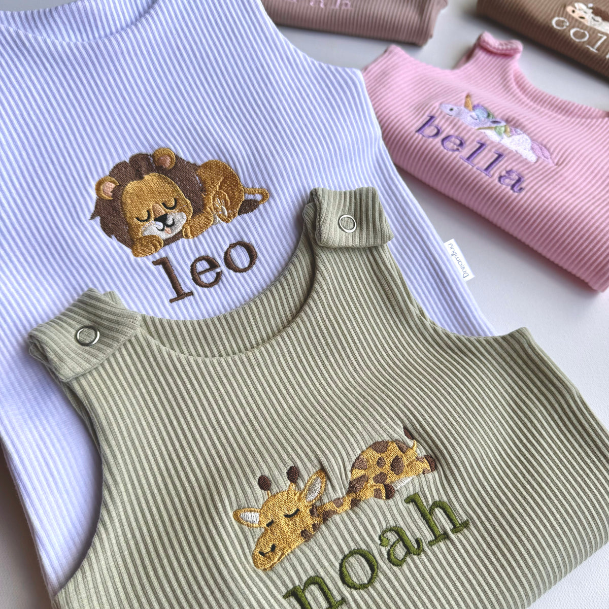 Safari Theme Personalised Dungarees DreamBuy