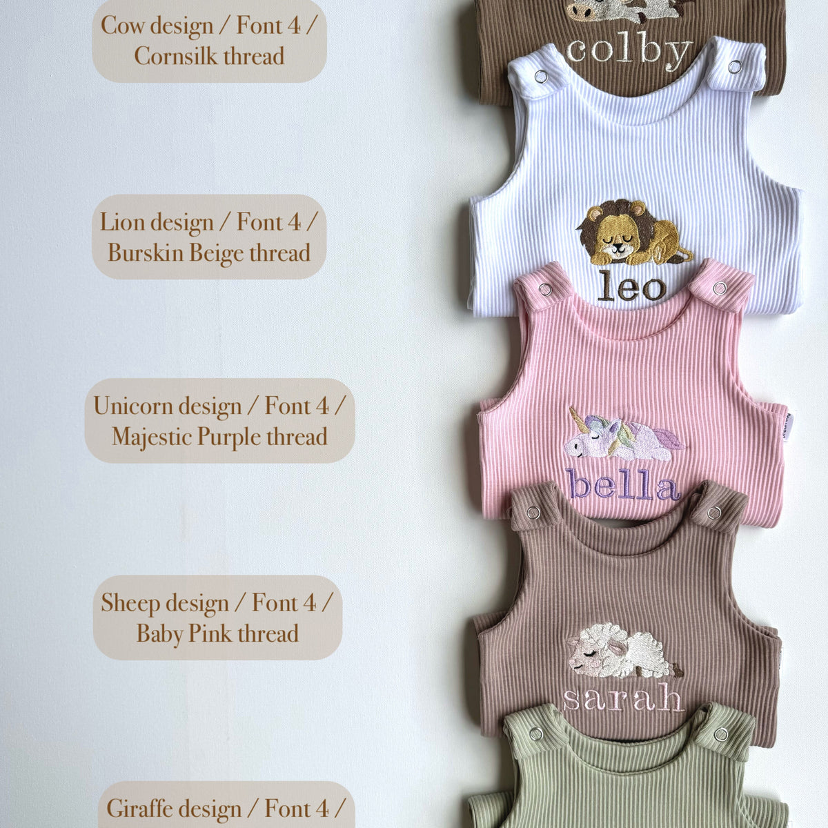Black Personalised or Plain Dungarees