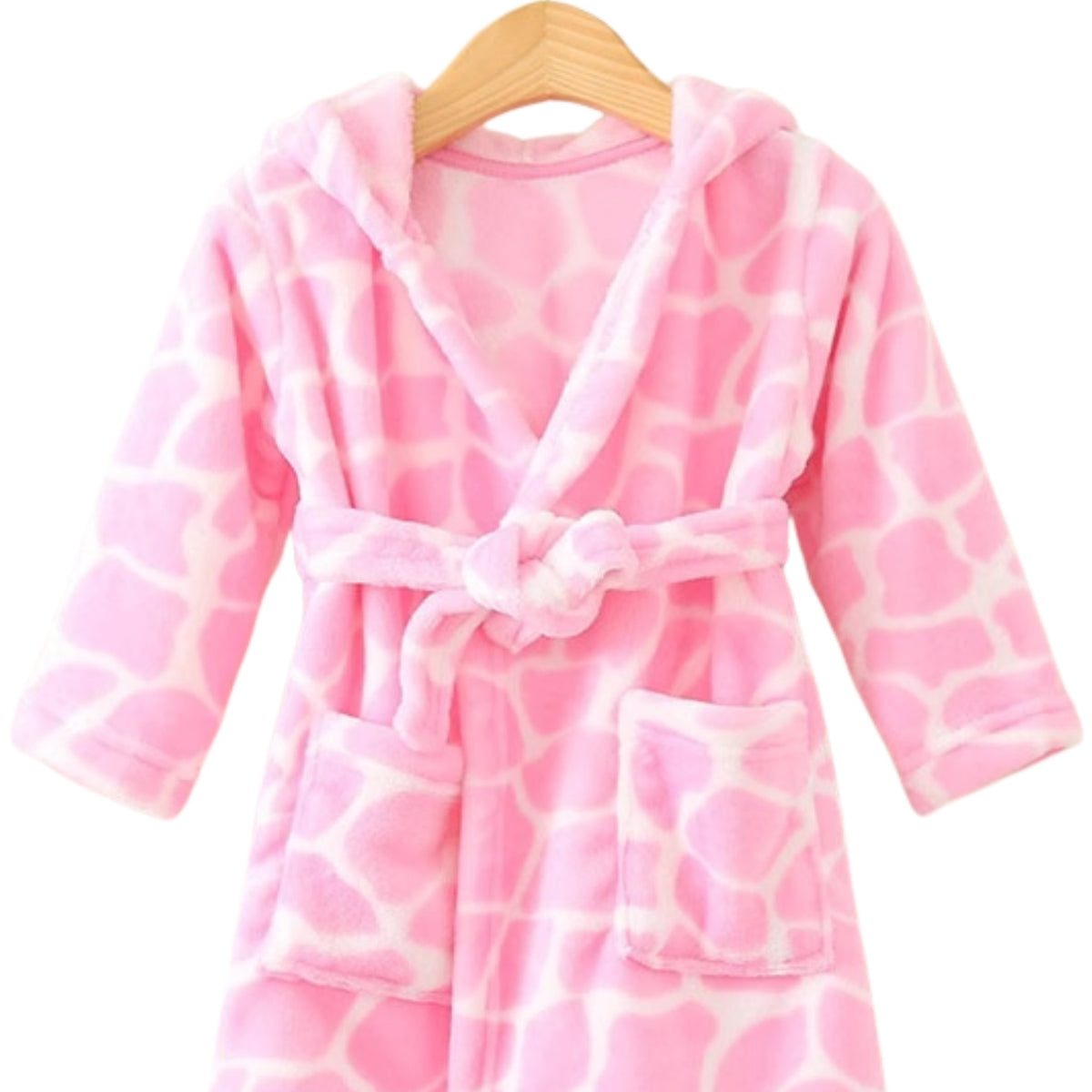 Cherry Print Personalised Embroidered Baby Robe