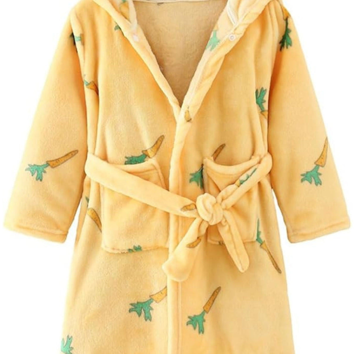 Cherry Print Personalised Embroidered Baby Robe