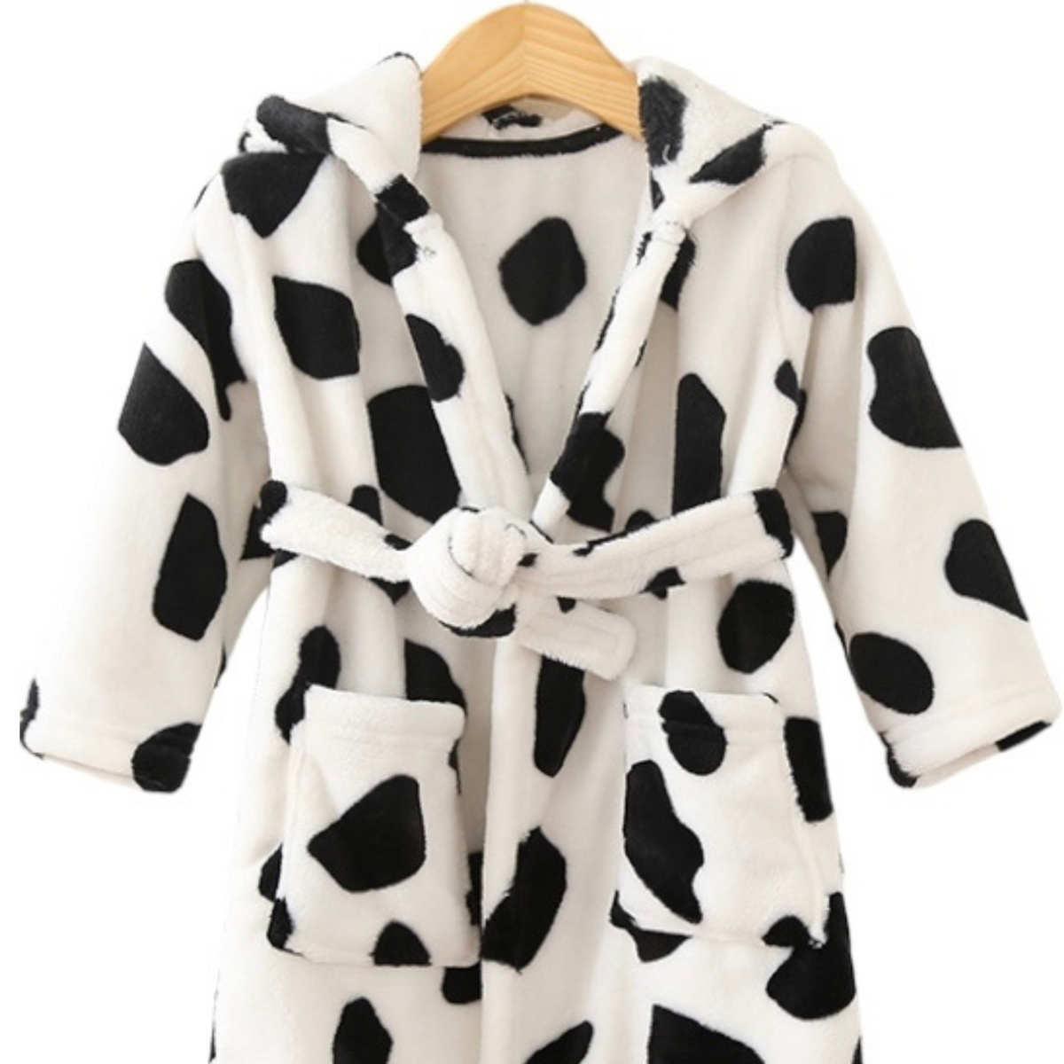 Cherry Print Personalised Embroidered Baby Robe