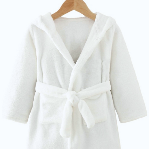 Cherry Print Personalised Embroidered Baby Robe