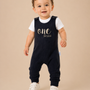 Black Personalised or Plain Dungarees