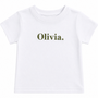 White Premium Crewneck Personalised T-shirt