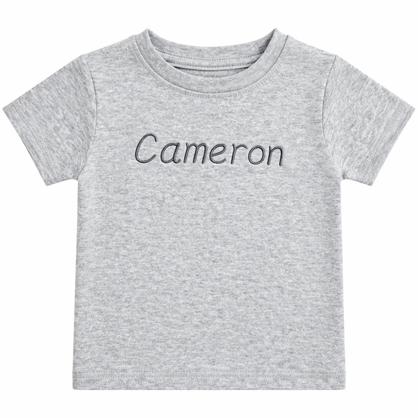 Essential Grey Premium Crewneck Personalised T-shirt