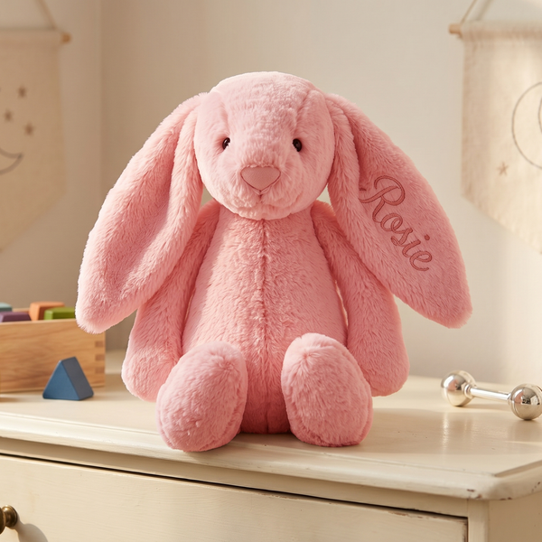 Personalised Cream Bunny Toy