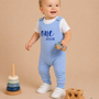 Powder Blue Personalised or Plain Dungarees