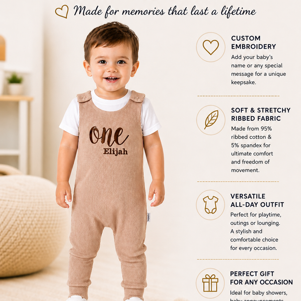 Shortbread Personalised or Plain Dungarees