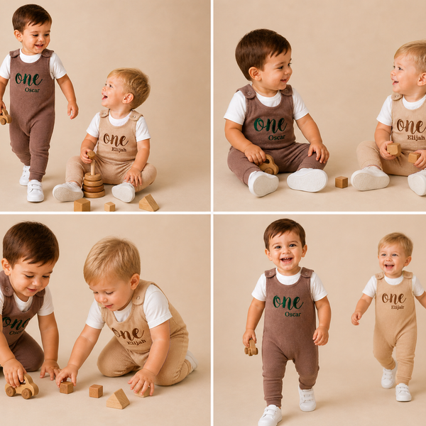 Shortbread Personalised or Plain Dungarees